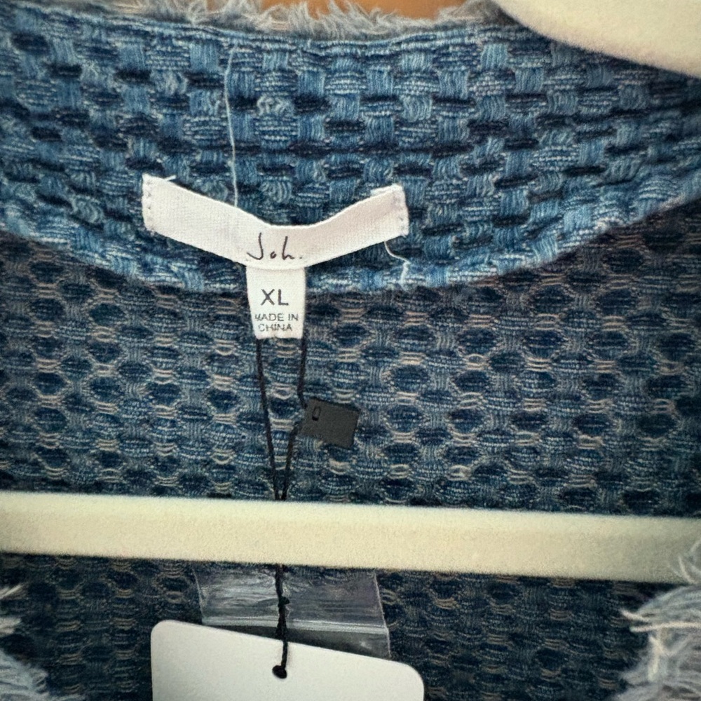Joh Blue Fringe Trim Cardigan Ladies Jacket/Blazer - Picture 4 of 5